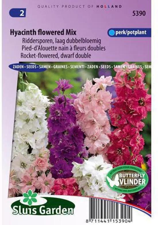 Ridderspoor Hyacinth Bloemige Mix delphinium