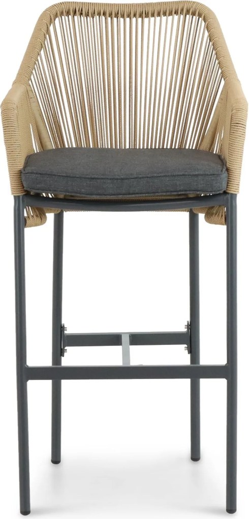 Barset 4 personen 150 cm Rope Taupe De Laan Projects