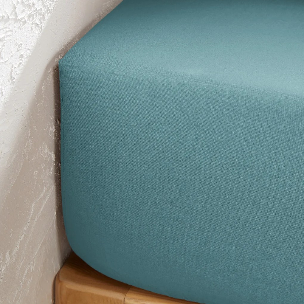 Effen hoeslaken in katoen, omslag 32 cm, Scenario