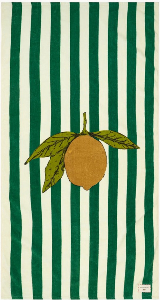 Kind strandlaken Antique Stripe van biokatoen