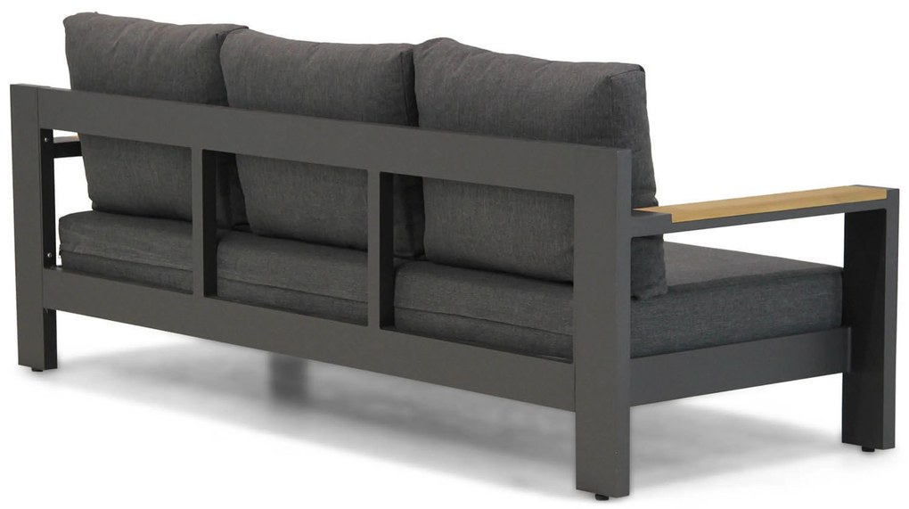 Stoel en Bank Loungeset 5 personen Aluminium Grijs Lifestyle Garden Furniture Milano