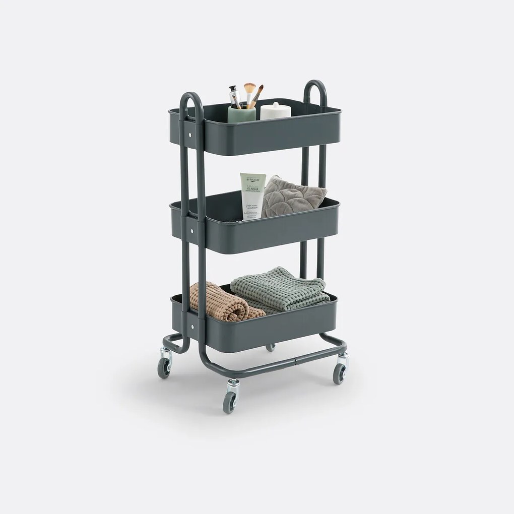 Stalen dressoir met wieltjes, Lirya