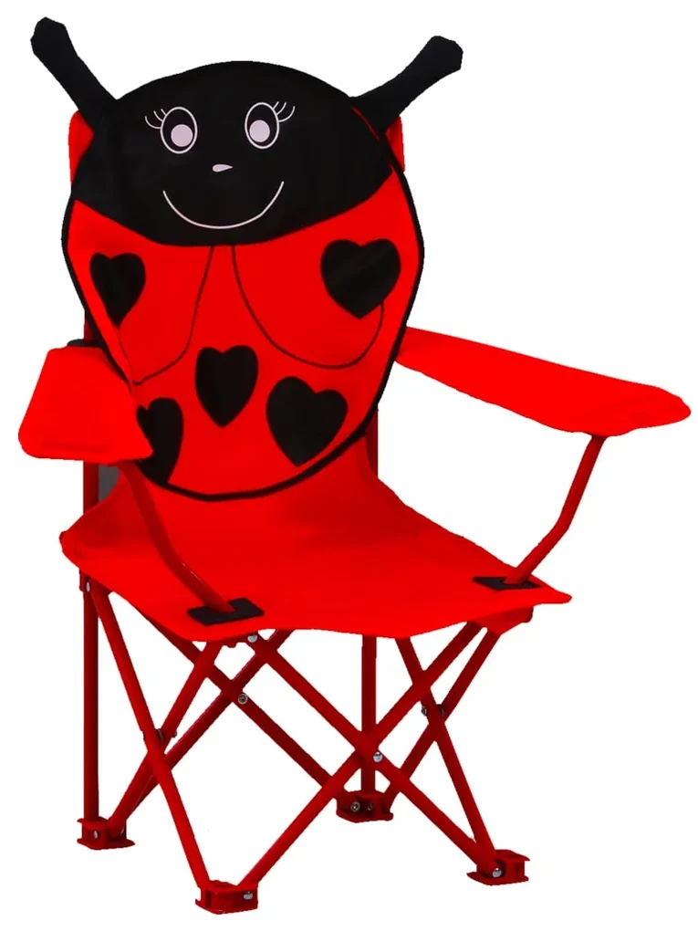 vidaXL Kindertuinstoelen 2 st stof rood