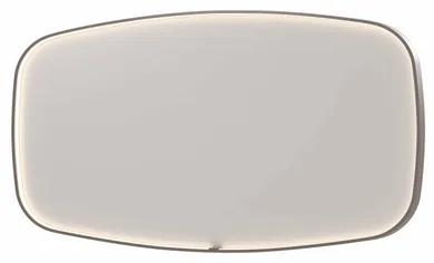 INK SP31 spiegel - 160x4x80cm contour in stalen kader incl dir LED - verwarming - color changing - dimbaar en schakelaar - geborsteld RVS 8409883