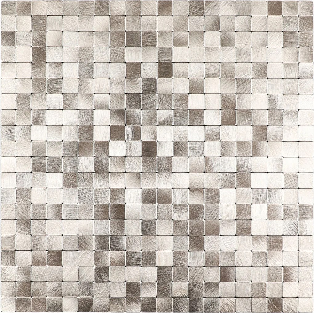 Zelfklevend Mozaïek Quadra Licht Goud - 30.5 cm x 30.5 cm x 0.40 cm | 0.5 kg | Paneli zelfklevende steenstrips