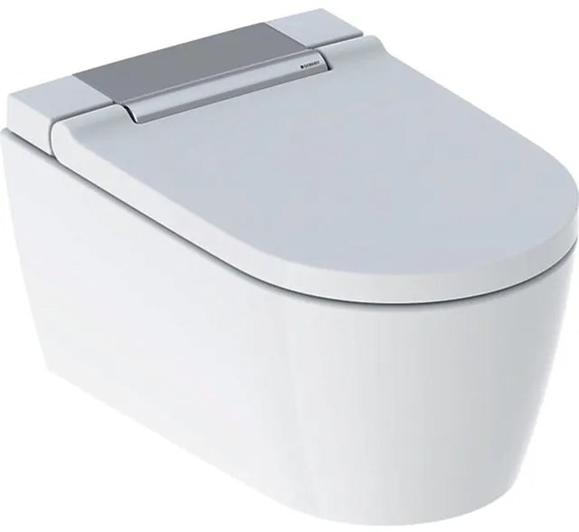 Geberit Aquaclean Sela Douche Wc - 37.5x56.5cm - softclose - keratect - chroom afdekplaat - alpine wit 146.220.21.1