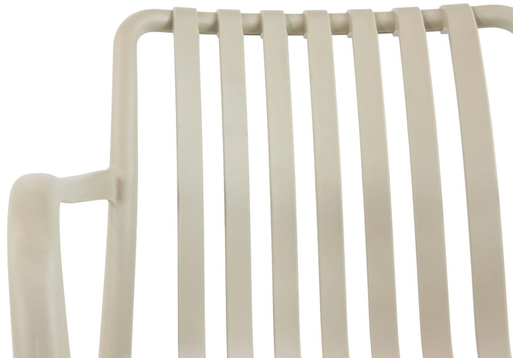 Tuinset 4 personen 160 cm Kunststof Taupe Domani Furniture Vento/Weston