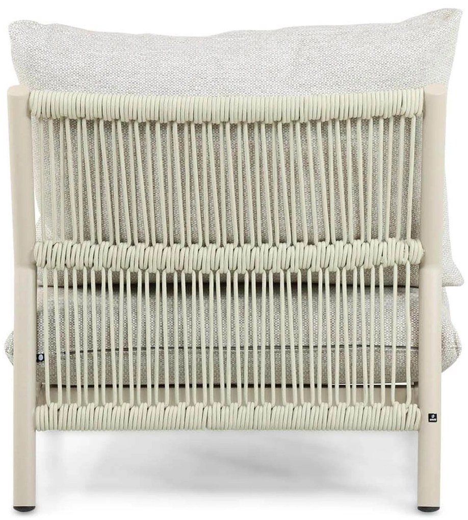 Hoek loungeset 6 personen Aluminium/rope Taupe Coco Sevilla