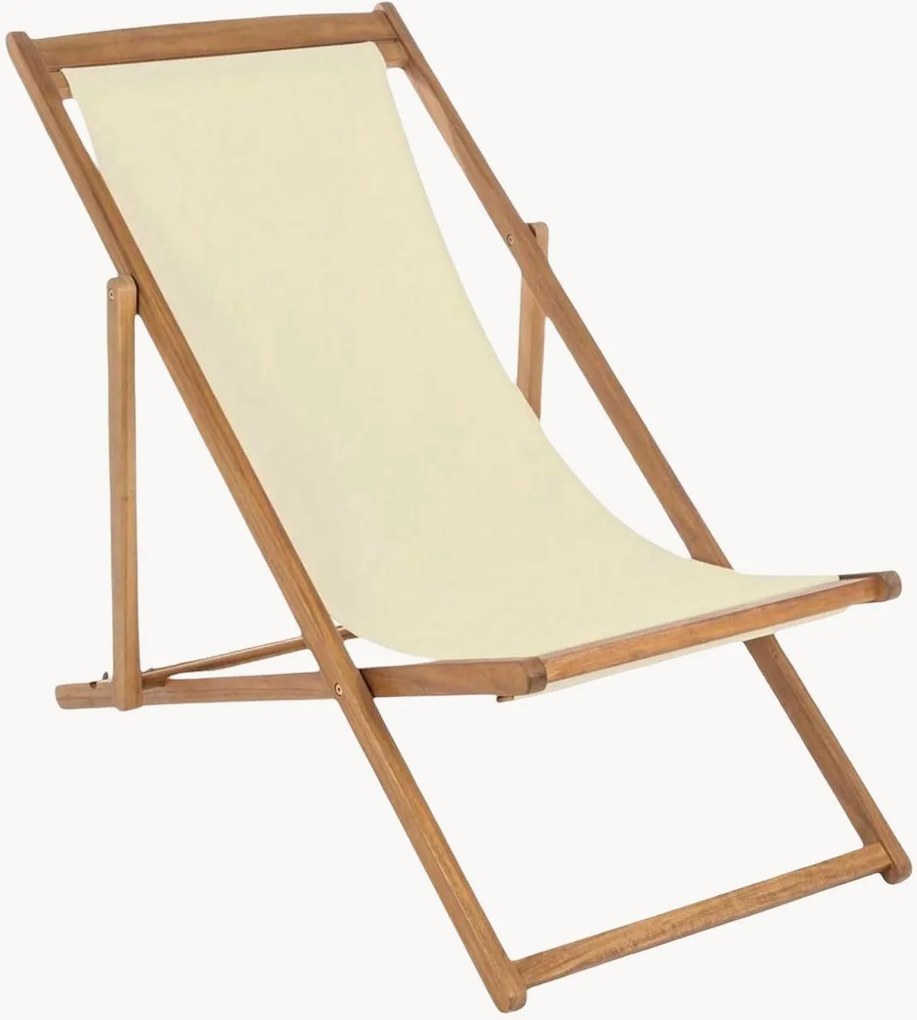Tuin ligstoelen van acaciahout, 4 stuks