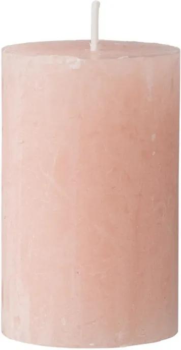 Rustieke Kaars 8 X 5 Cm - Roze (roze)