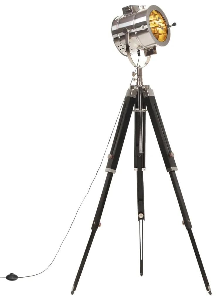 vidaXL Vloerlamp driepoot 165 cm massief mangohout