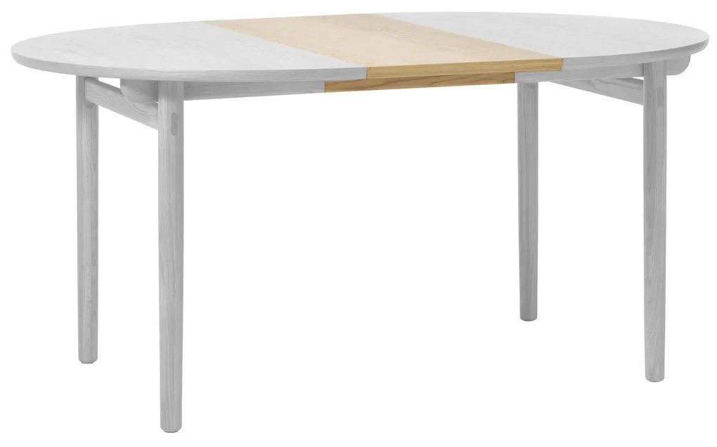 Inlegblad Voor Ovale Eikenfineer Tafel