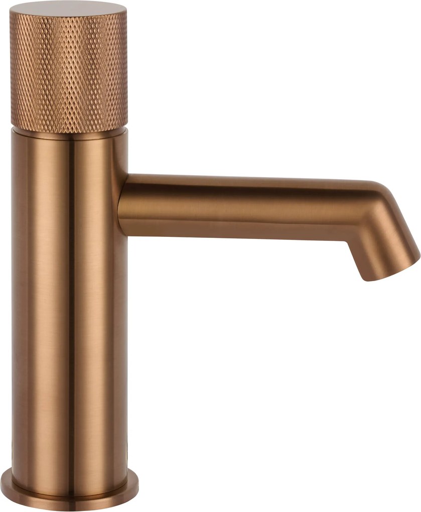 Ben Engraved Cross wastafelkraan geborsteld koper pvd-coating