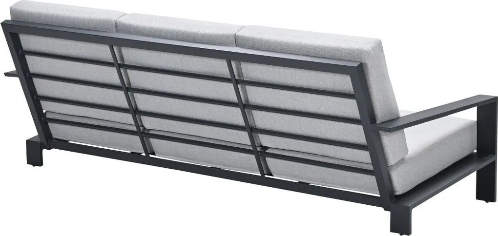 Garden Impressions Coba 3-zits loungebank – donker grijs