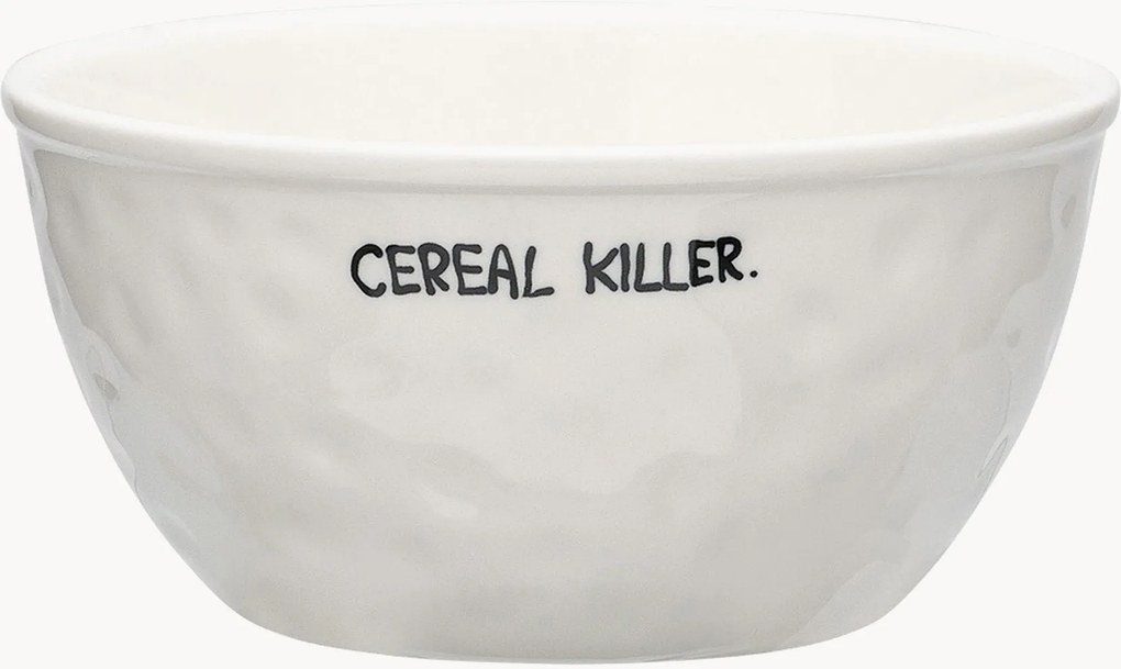 Handbeschilderde kleine schaal Cereal Killer