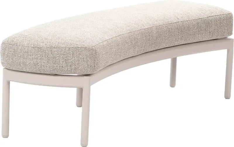 Taste by 4 Seasons Wave low dining loungeset Linen Voetenbank   beige weerbestendig