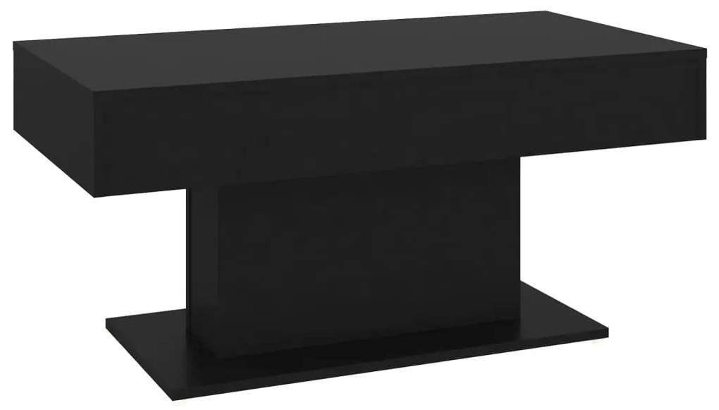 vidaXL Salontafel 96x50x45 cm spaanplaat zwart