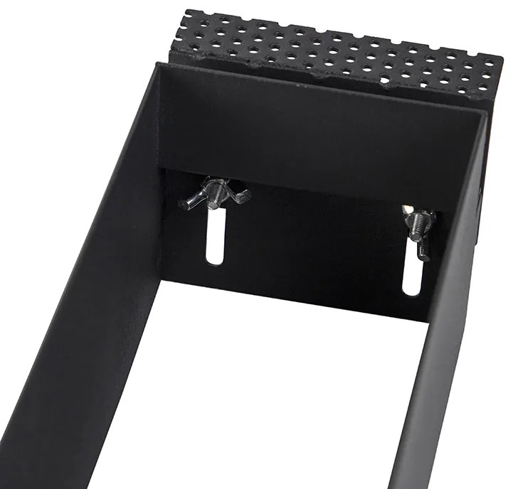 Inbouwspot zwart draai- en kantelbaar trimless 3-lichts - Oneon