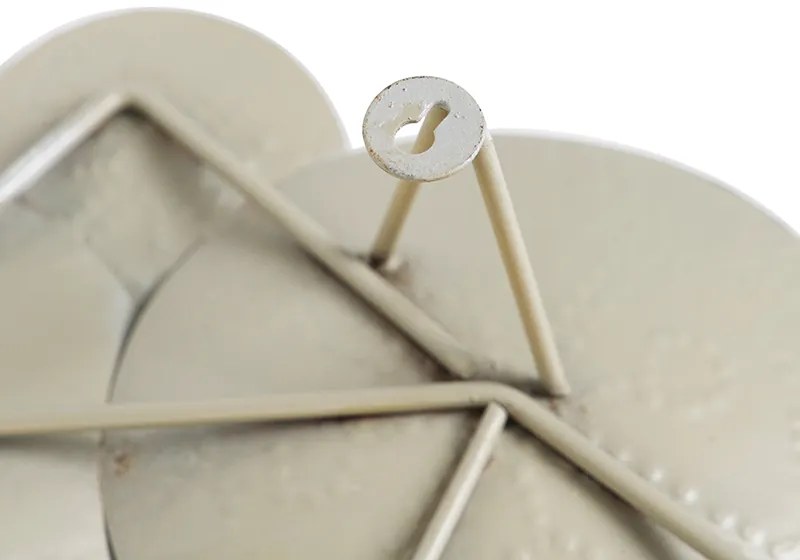 Decorateive oosterse wandlamp goud met wit 2-lichts - Hikina