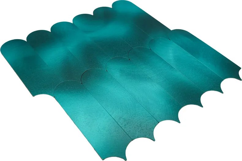 Zelfklevende Mozaïektegels Metaal | Arch Turquoise | 28,8×29,8 cm | Keuken, Bad & WC