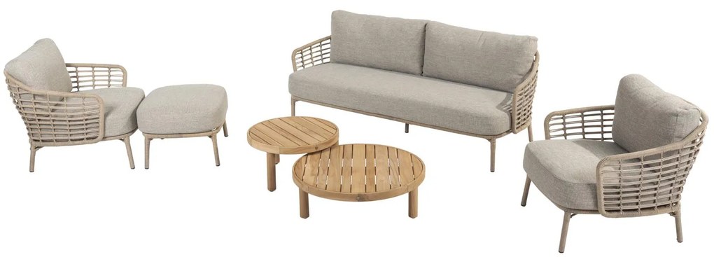 4 Seasons Outdoor Como loungeset harvest Loungeset    weerbestendig