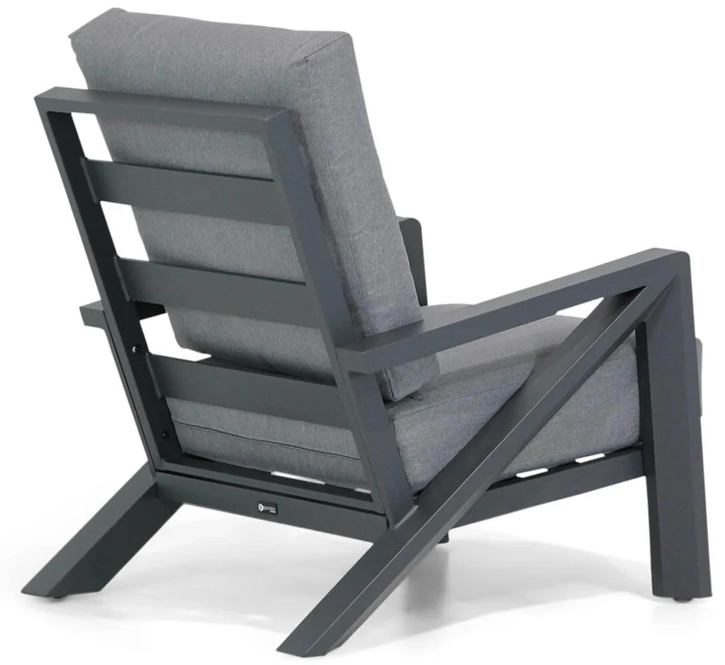 Dining Loungeset 7 personen Aluminium Grijs Santika Furniture Santika Cinta