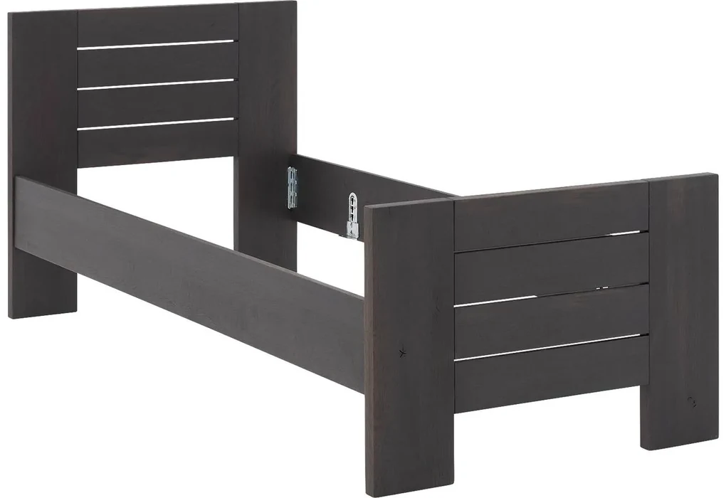 Goossens Bedframe Aberson, 90 x 200 cm met hoog voetbord
