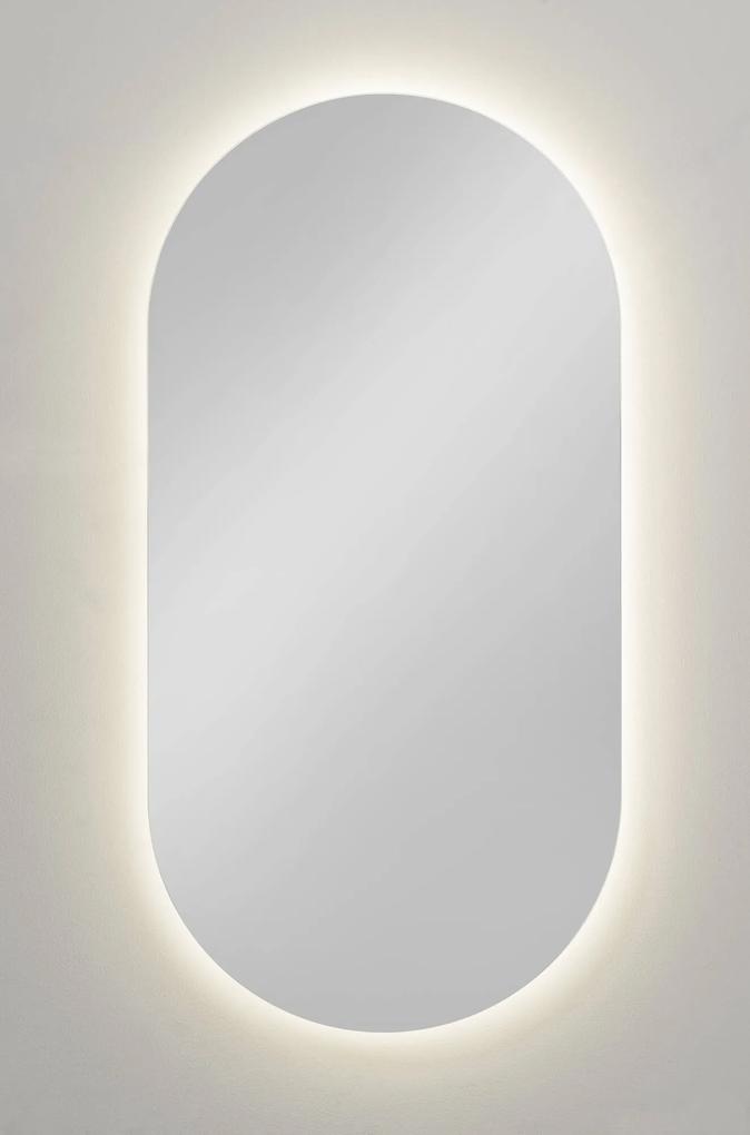 Ben Clip spiegel ovaal met verlichting en anti-condens 50x100 cm