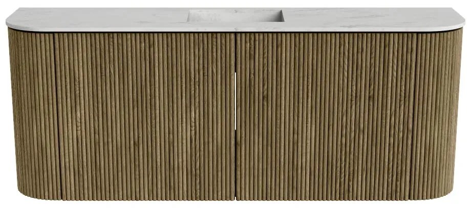 Mondiaz Joya DLux 105cm toiletmeubel ronding links/rechts dusk met wastafel faye midden zonder kraangat opalo