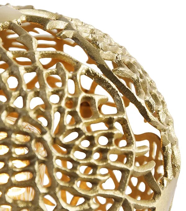 Art deco tafellamp goud met zwart - Maro