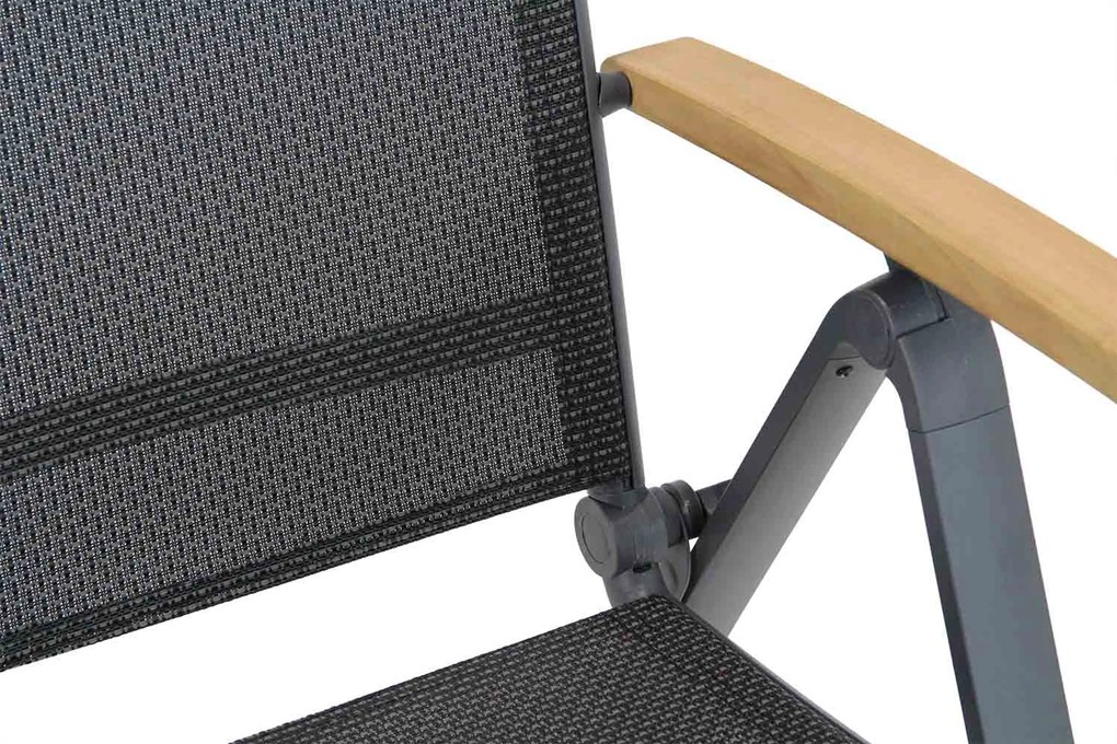 Lifestyle Garden Furniture Rosello Standenstoel Aluminium/teak Grijs