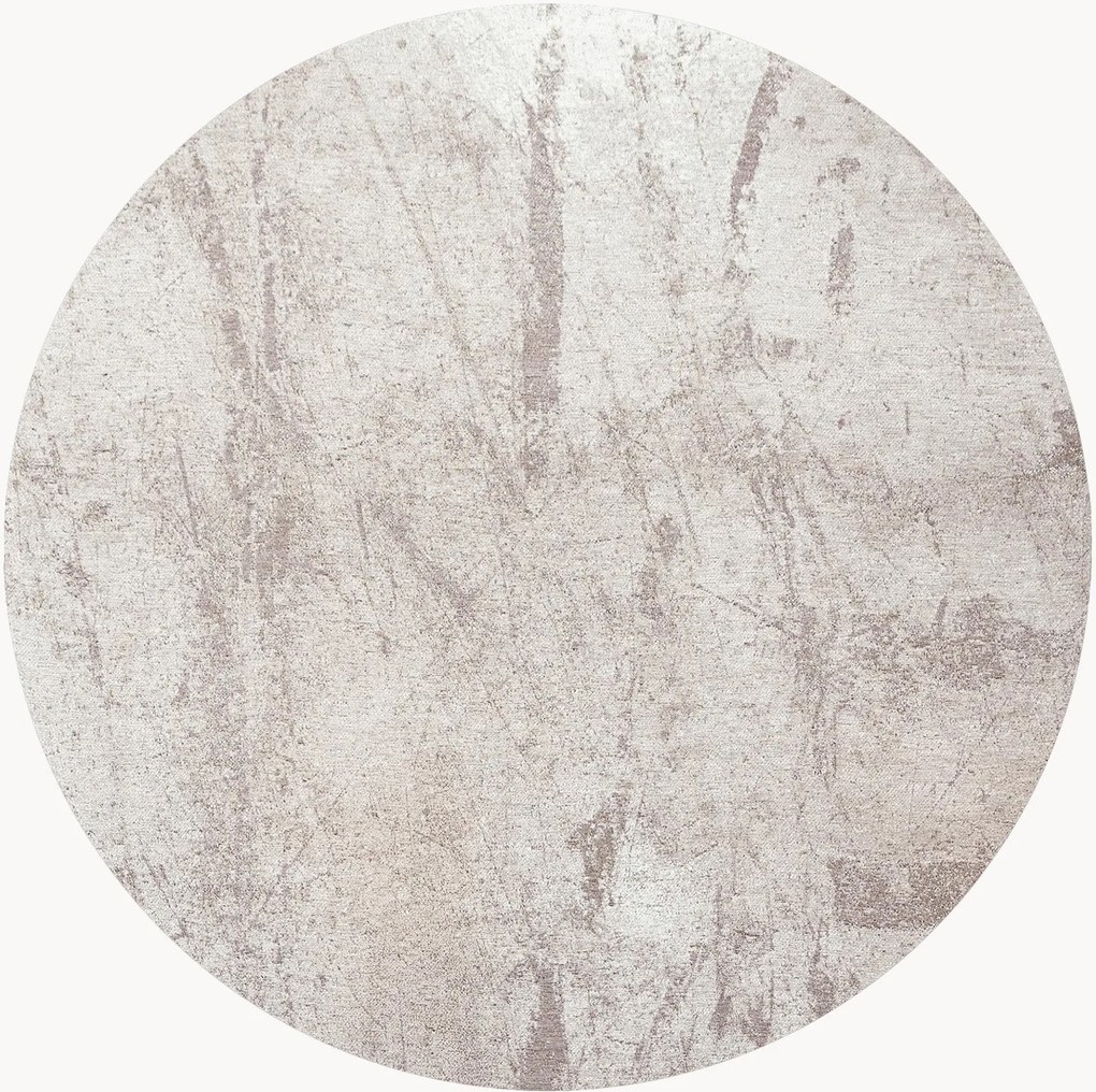 Wasbaar rond jacquard indoor & outdoor vloerkleed Sol