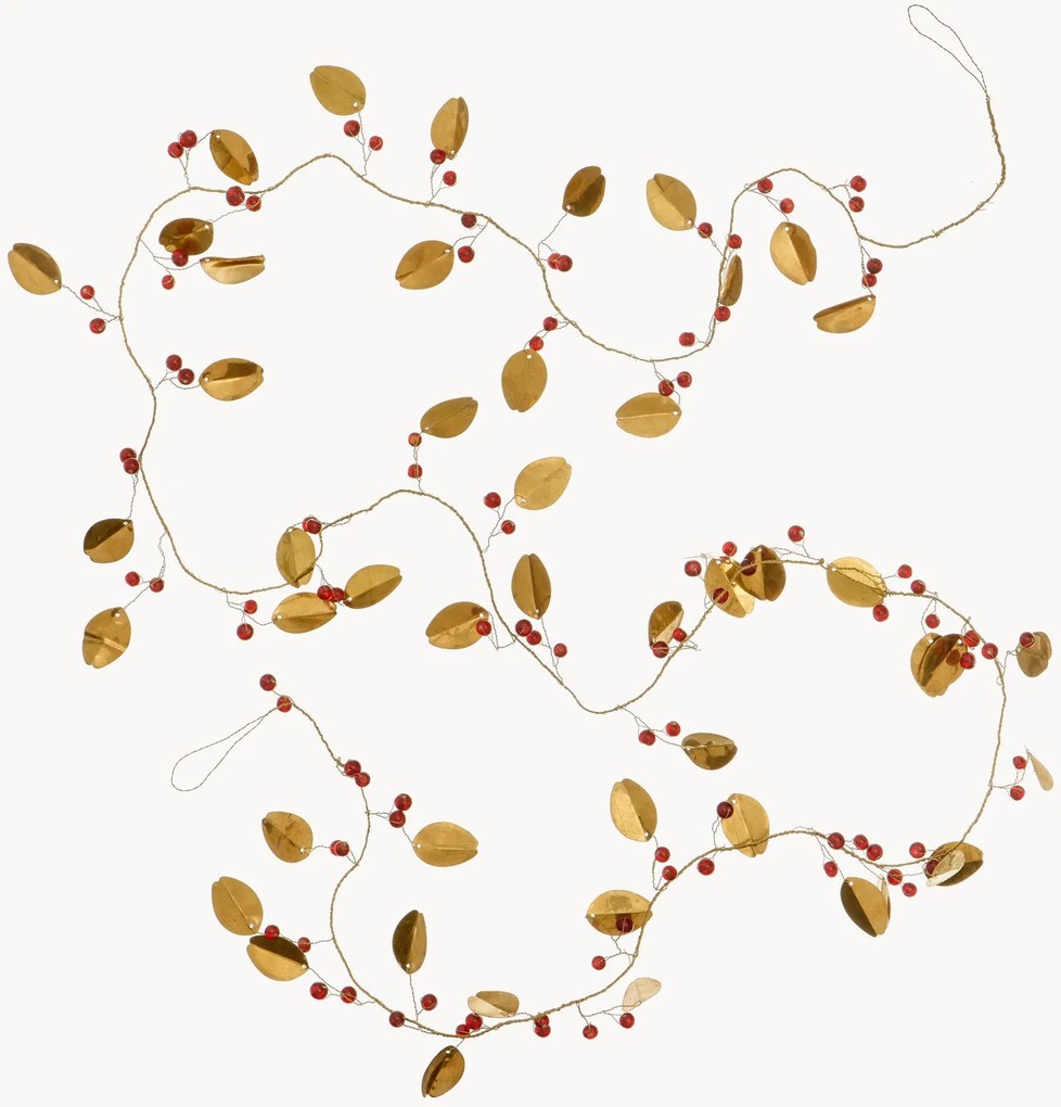 Handgemaakte kerstguirlande Leaf