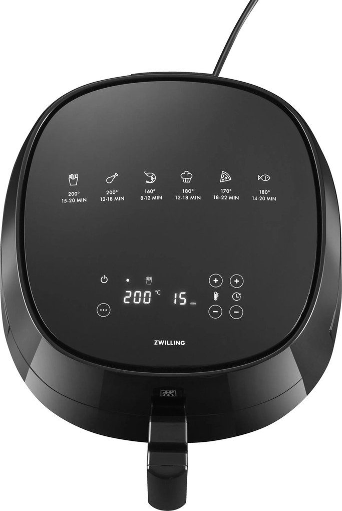 ZWILLING Airfryer 4 l, Zwart - - ZWILLING