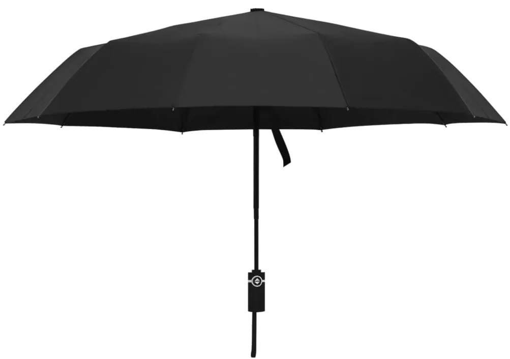 vidaXL Paraplu automatisch inklapbaar 104 cm zwart