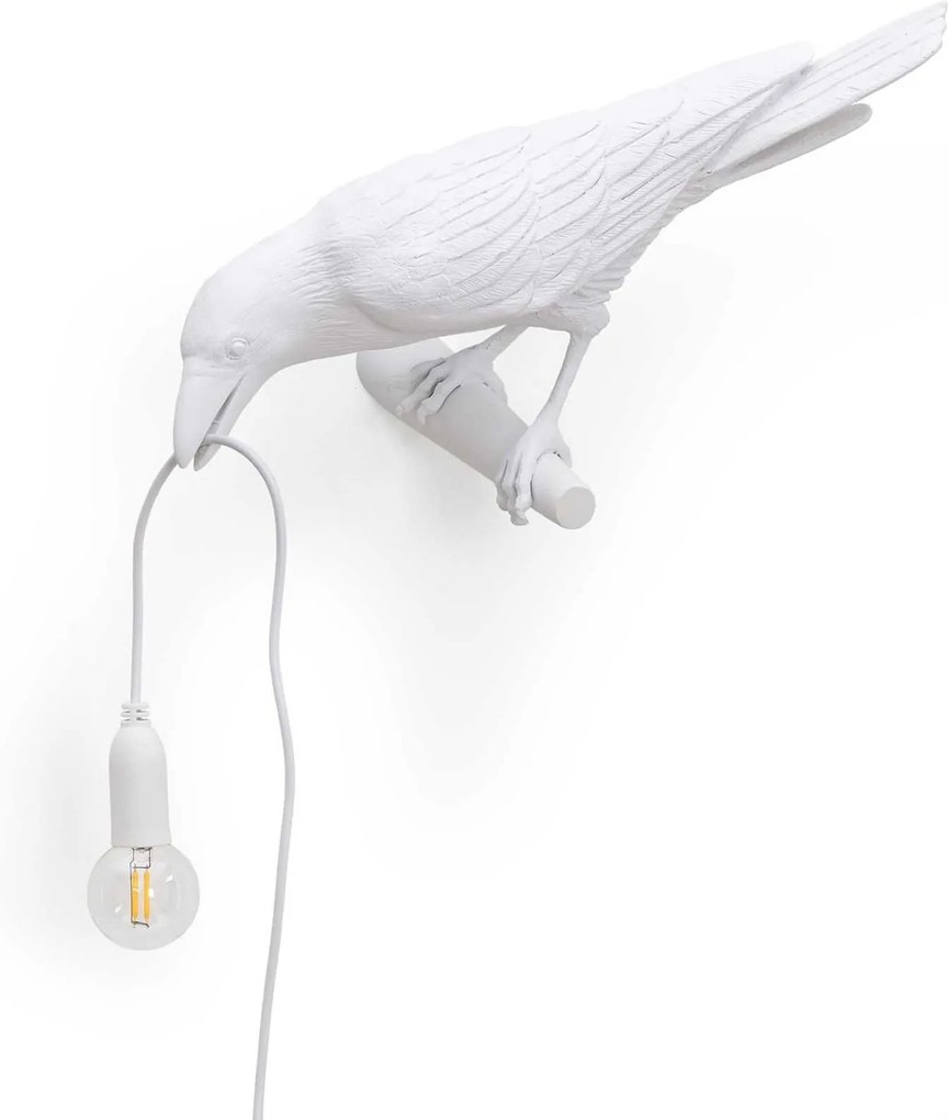 Seletti Seletti Bird Looking Wandlamp Links Wit