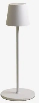 Draadloze Led-tafellamp Isona Wit - Sklum