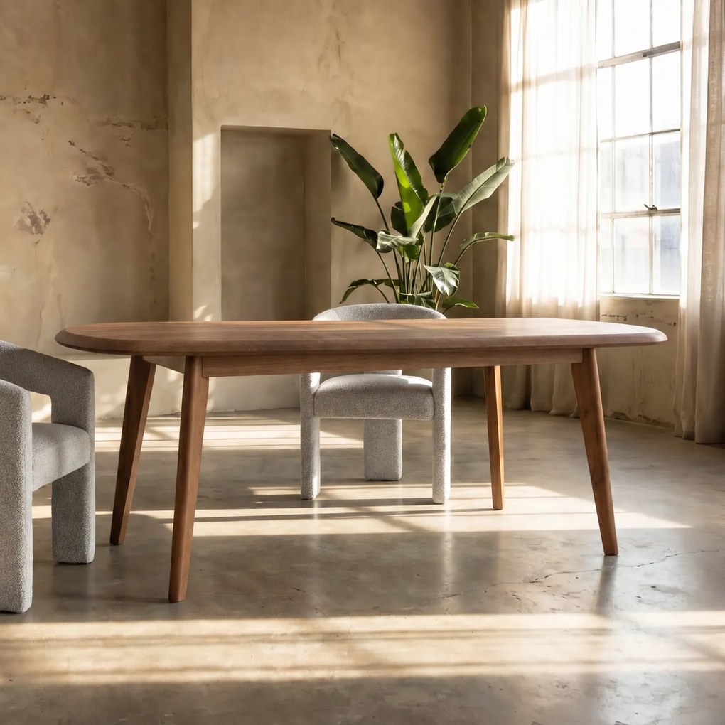 Uitschuifbare Eetafel Mangohout