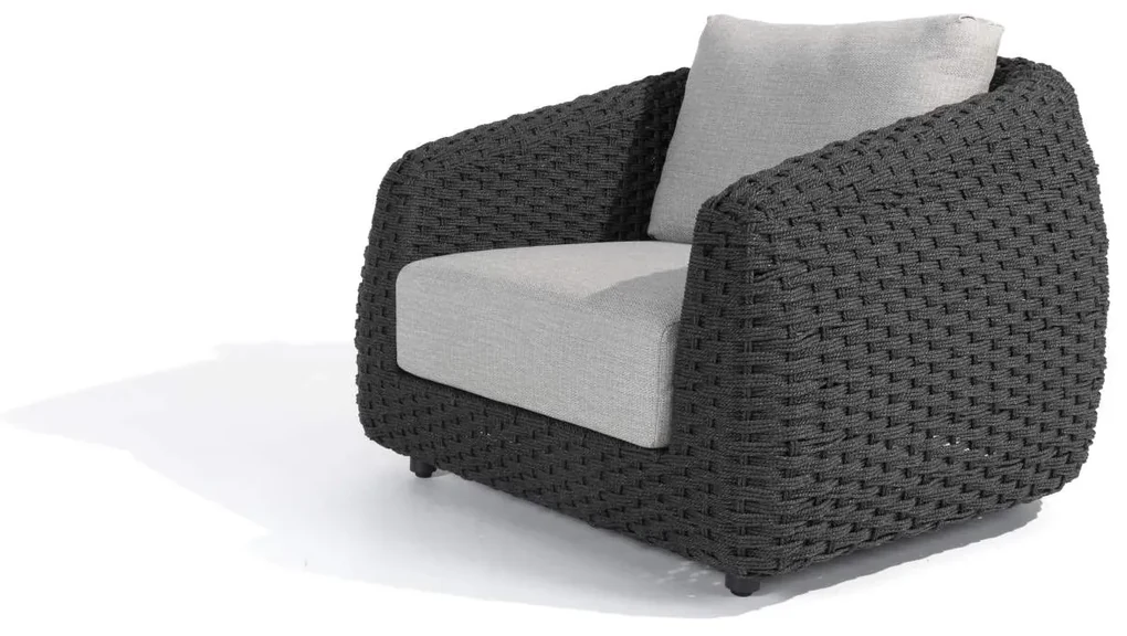 4 Seasons Outdoor Saint-Tropez loungeset met tafel Loungeset lichtgrijs weerbestendig