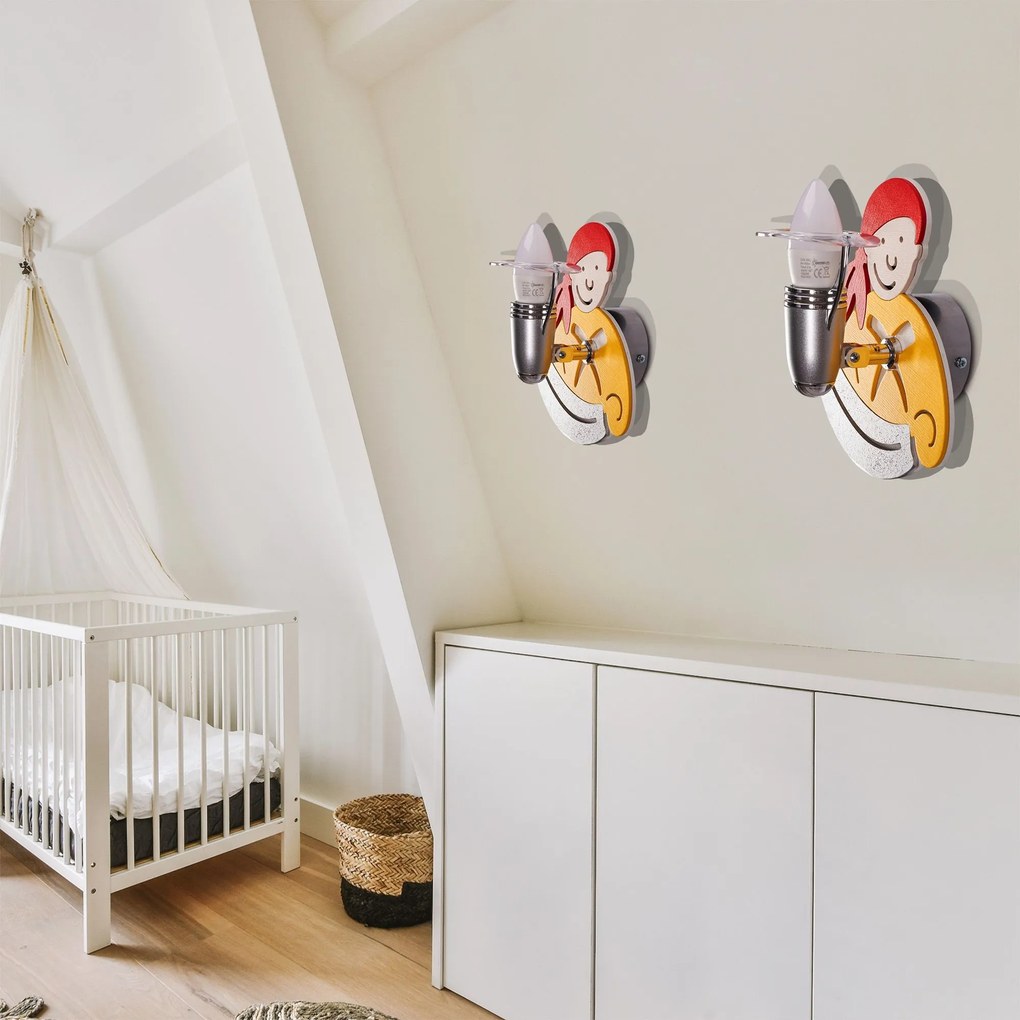 WANDLAMP PIRATE YELLOW 4717