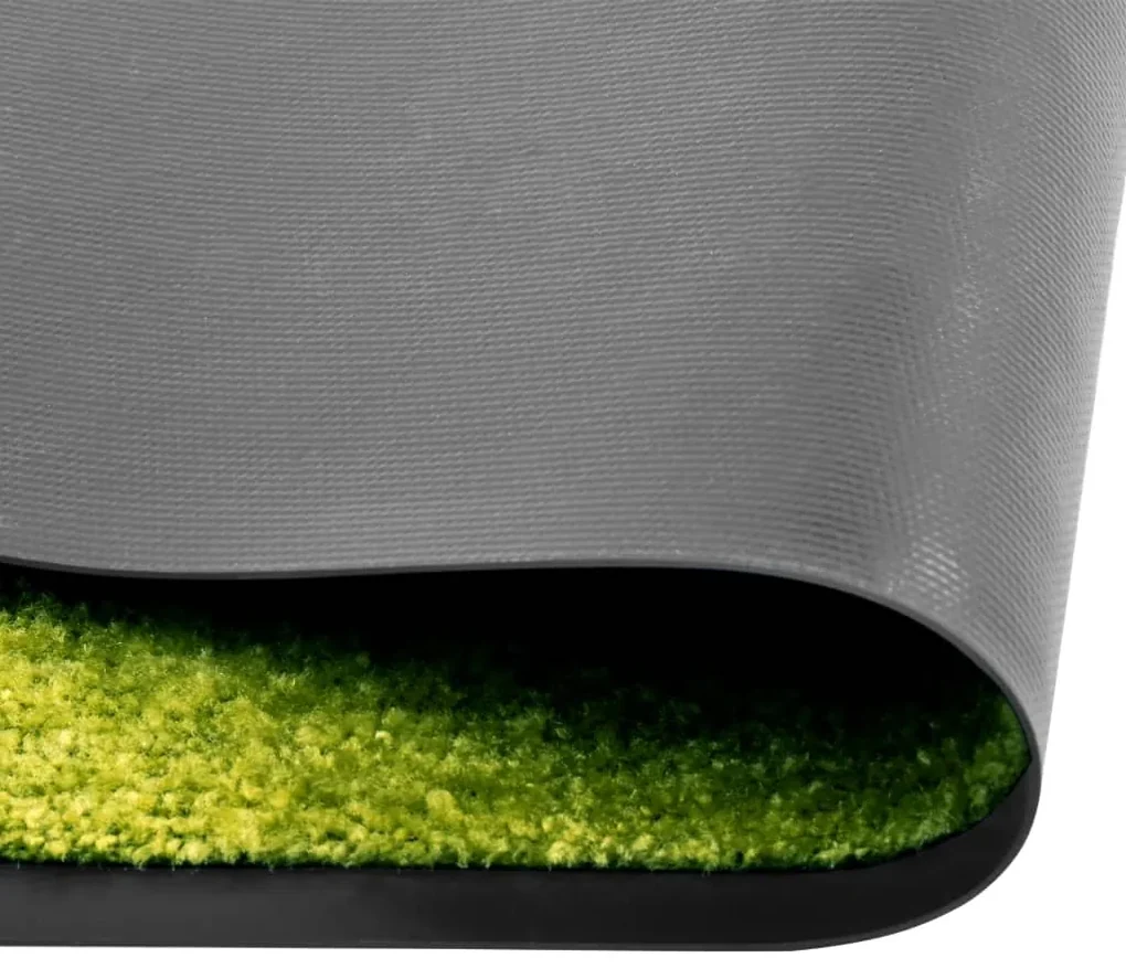 vidaXL Deurmat wasbaar 60x90 cm groen