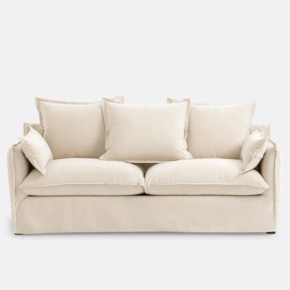 Sofa voor 2, 3, 4 of 5 personen, met afneembare hoezen, in fluweel, ODNA