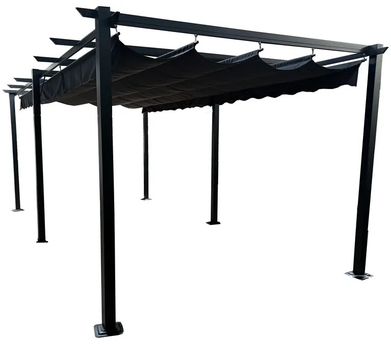 Vrijstaande terraspergola Tenerife 3 x 6 m grijs