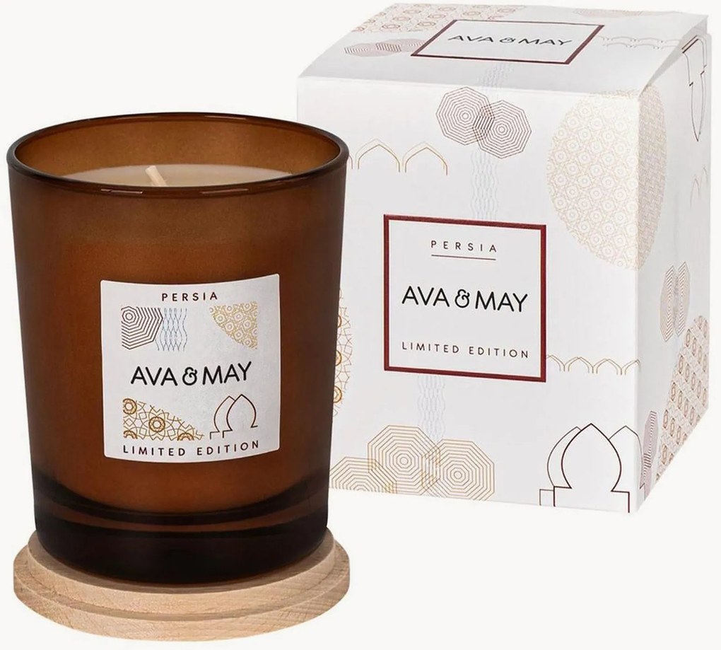 Handgemaakte geurkaars Persia (jasmijn, zwarte vijg, neroli)