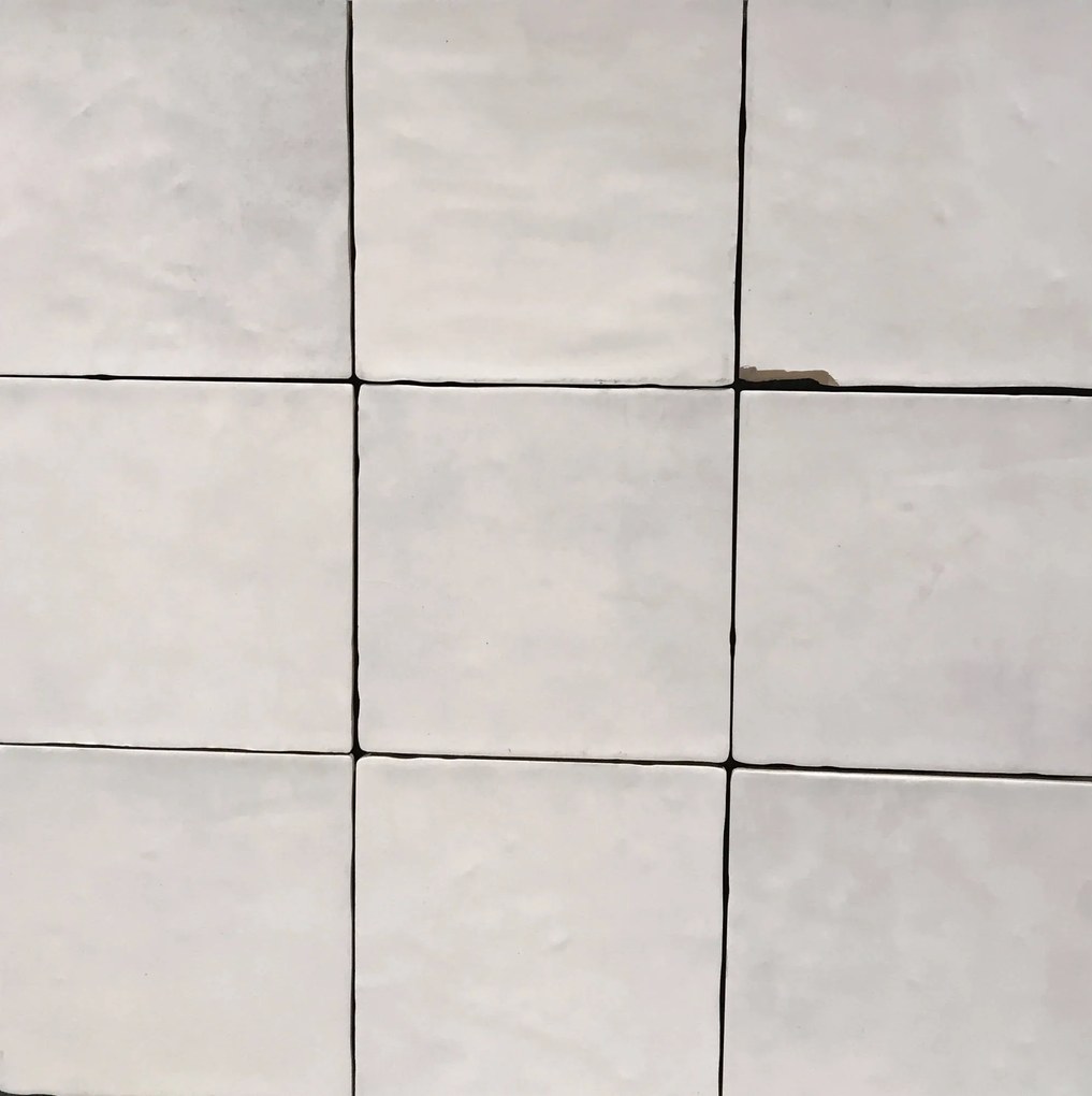 Wandtegel wit Terre D'Azur Maroc 11,5x11,5cm blanc mate