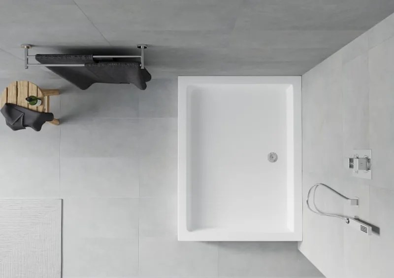 Mexen Rio rechthoekige douchebak 100 x 80 cm, wit - 45108010