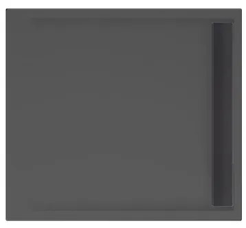Xenz Easy Tray douchevloer - 100x90x5 - Acryl - ebony 6945-29