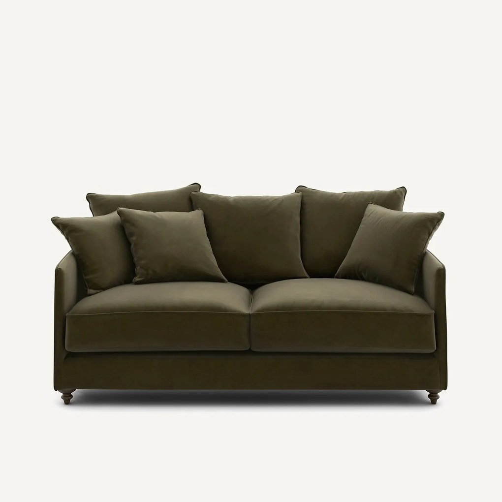 Omvormbare compacte bank in fluweel, Lazare