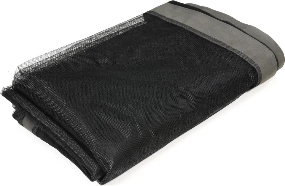 Antraciet Sevilla 3x3m terraspergola met muggennet en gordijnen Tuinpunt