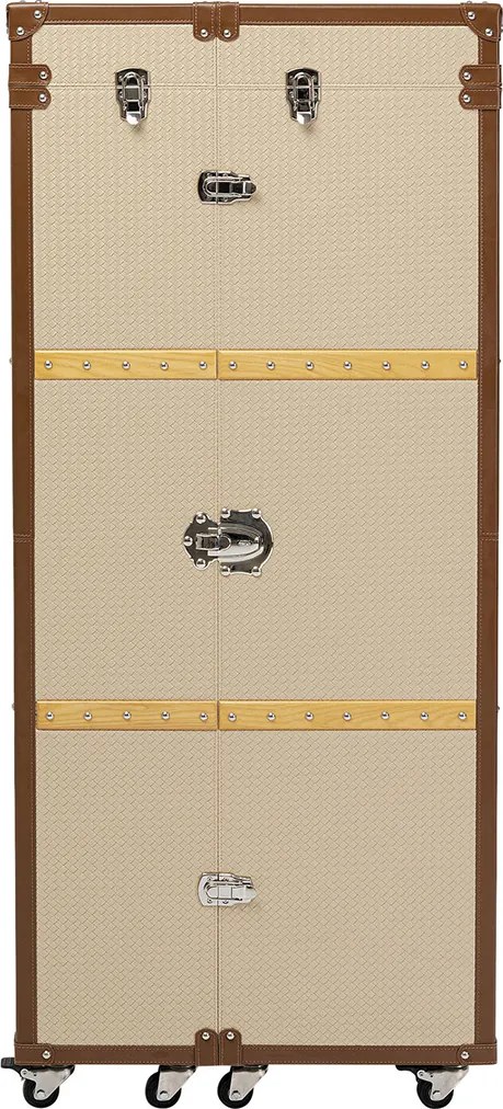 Kare Design Venezia Wijnkast Koffer Op Wielen - 63.5x60x145cm.